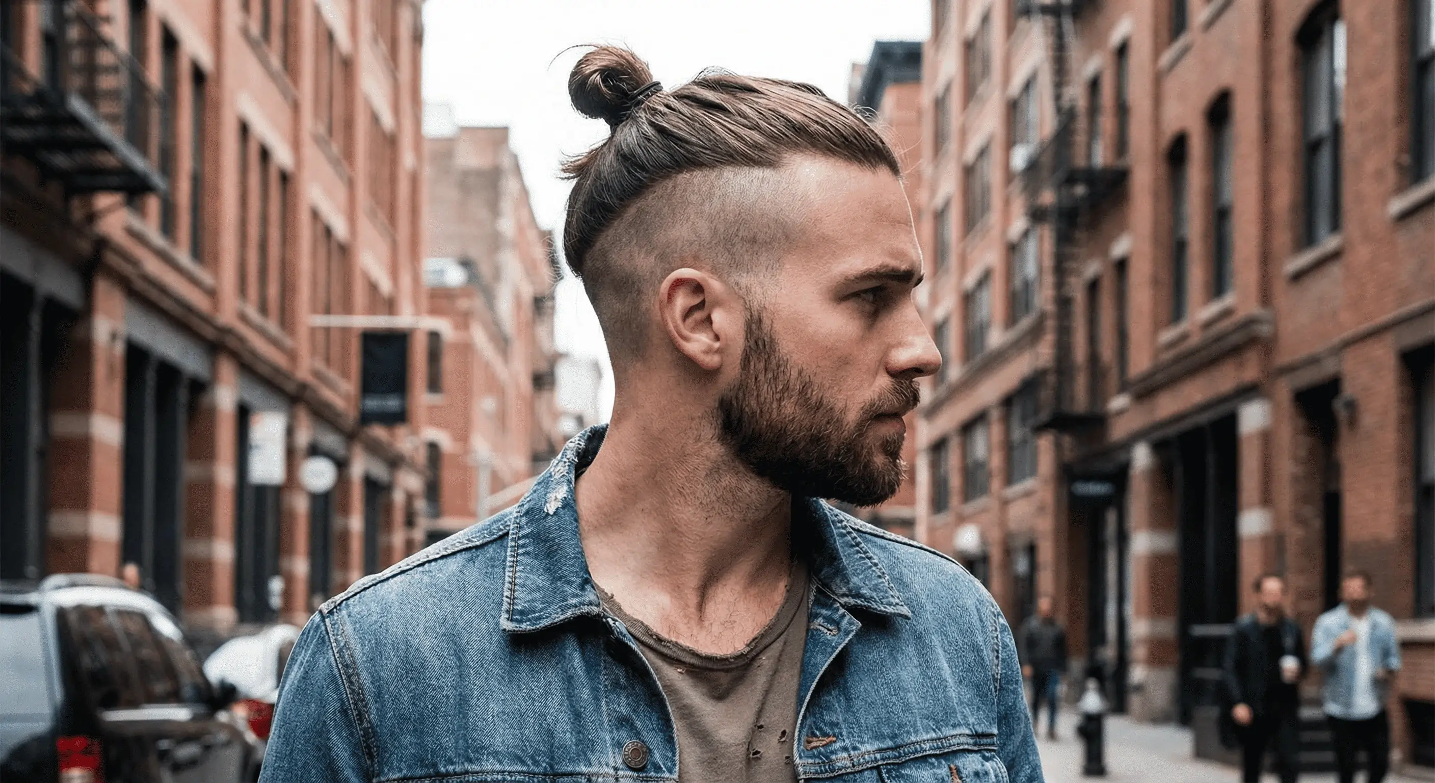 Man with a Samurai Undercut